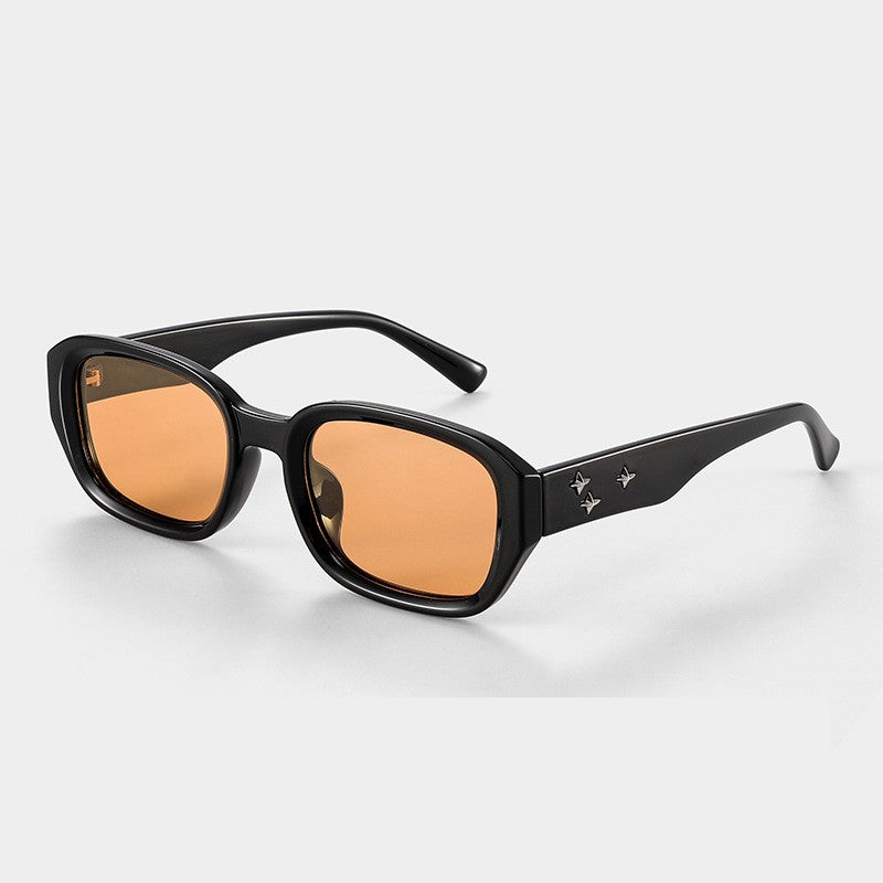 Retro Korean Wide Frame UV Protection Sunglasses
