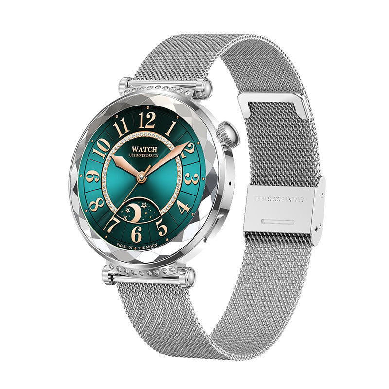 Elegant Fit Women's Smart Watch with Bluetooth Calling and Health Monitoring