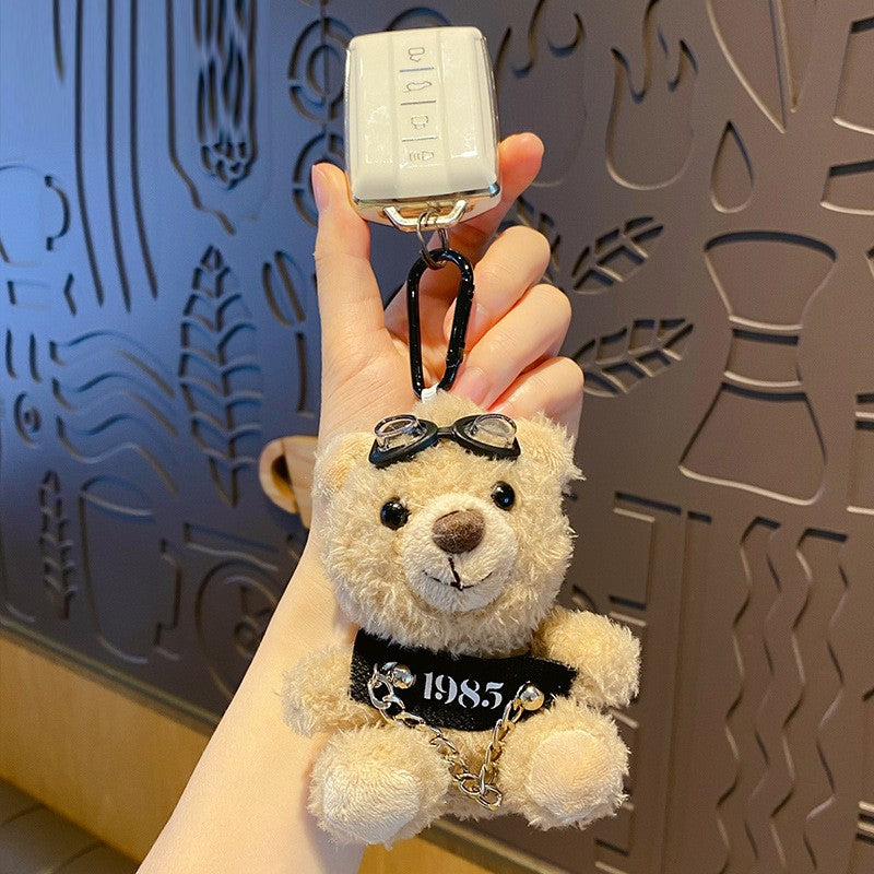 Cute Cartoon Plush Bear Bag Charm