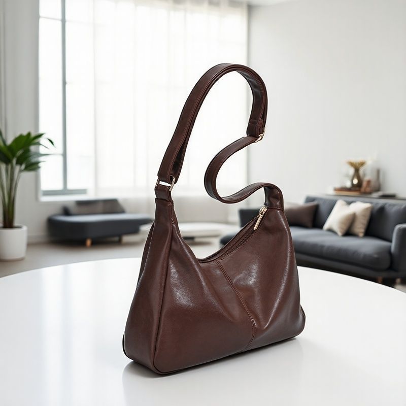 Cocoa Curve Shoulder Bag