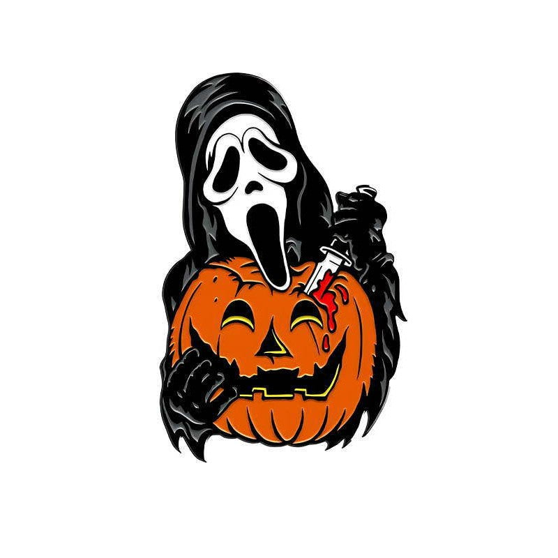 Halloween Horror Pumpkin Keychain