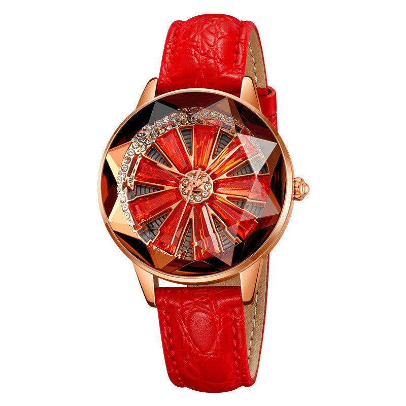Elegant Round Dial Fashion Watch for Women