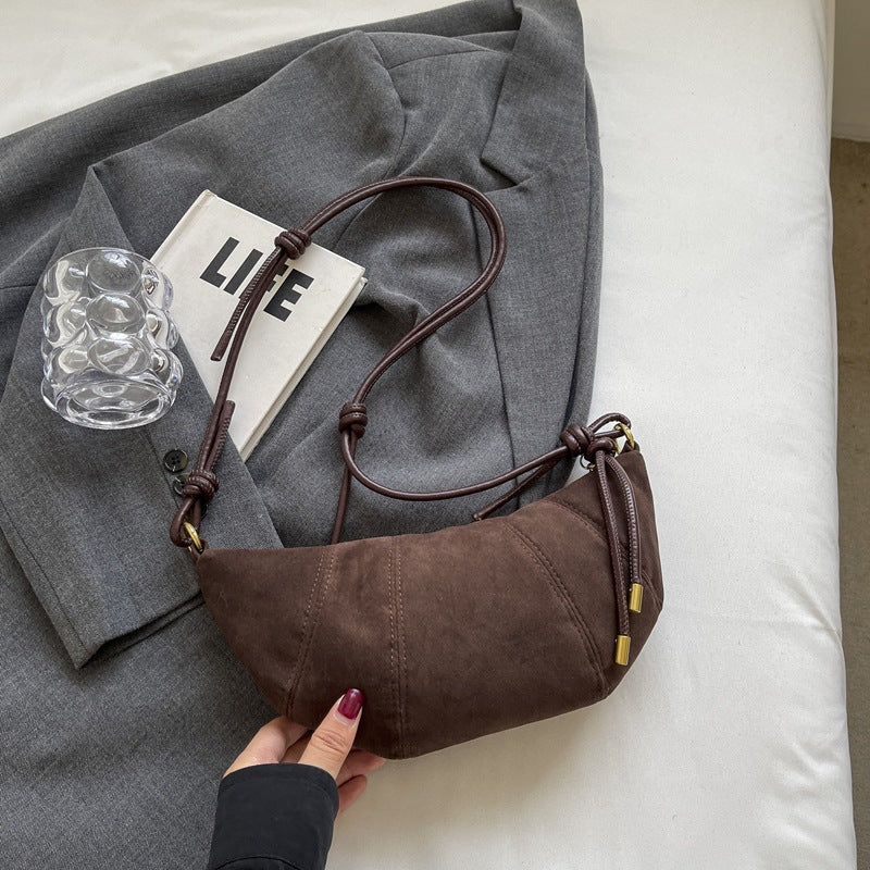 Croissant Chic Crossbody Bag