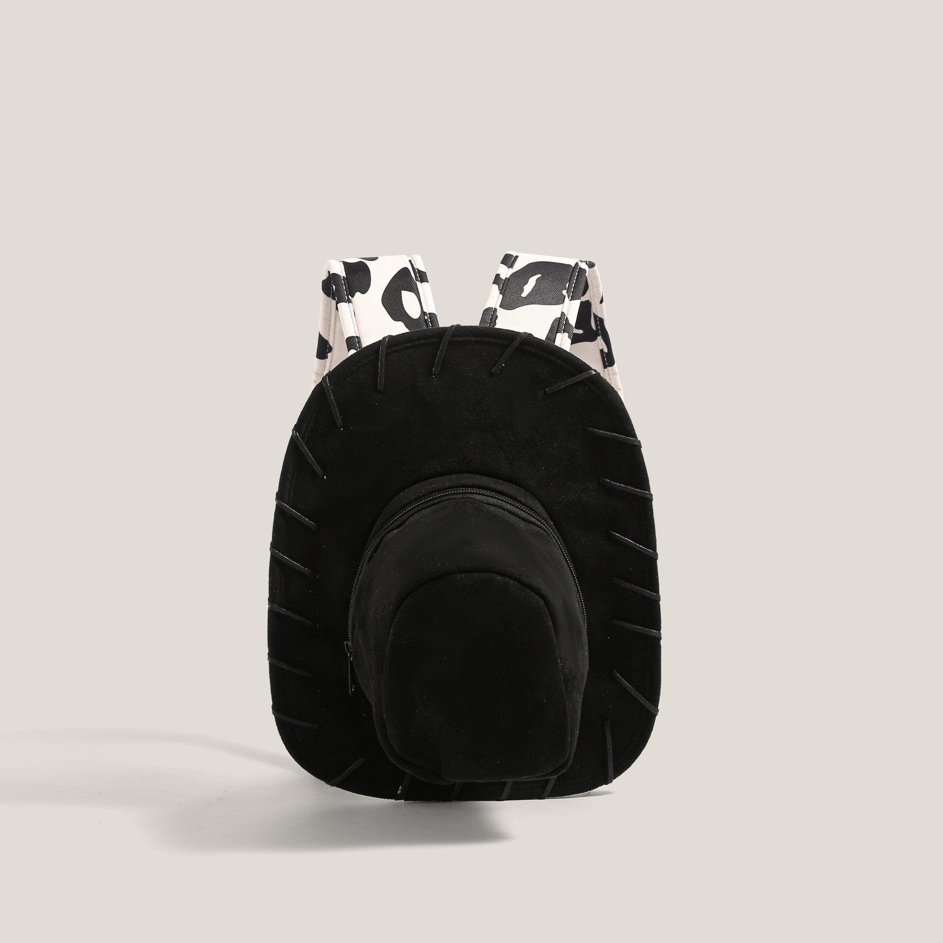 Retro Crescent Pocket Backpack