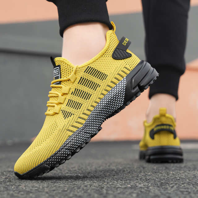 Men’s Trend Flex Lace-Up Sports Runner Shoes