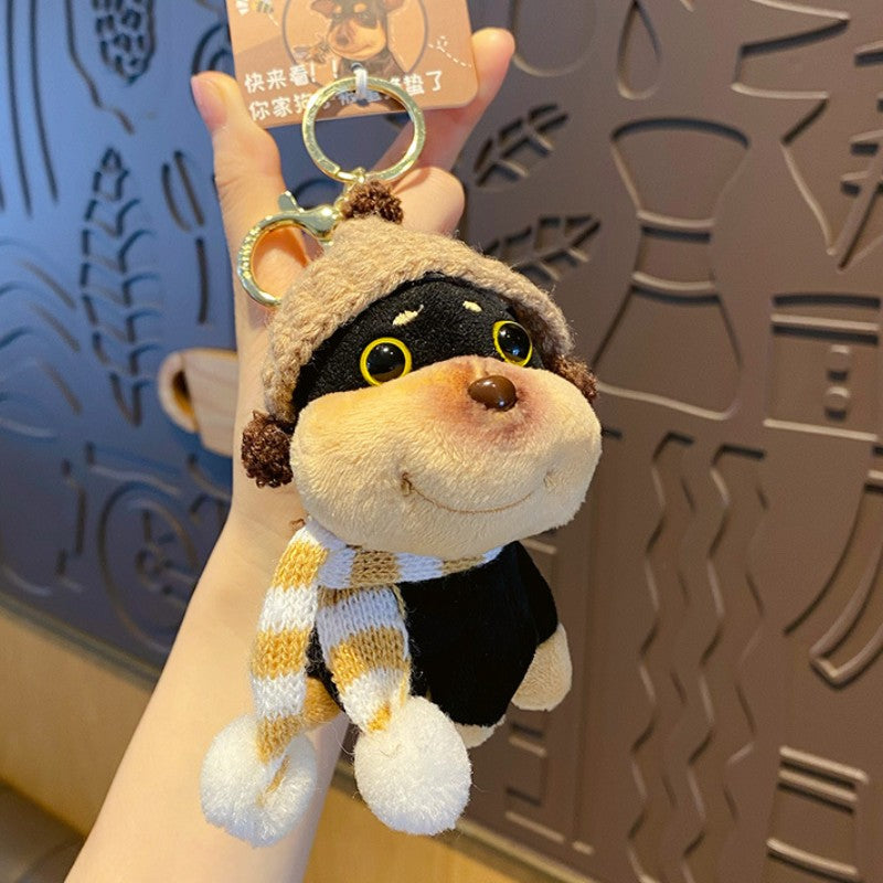 DIY Bee Puppy Plush Bag Charm for Girls