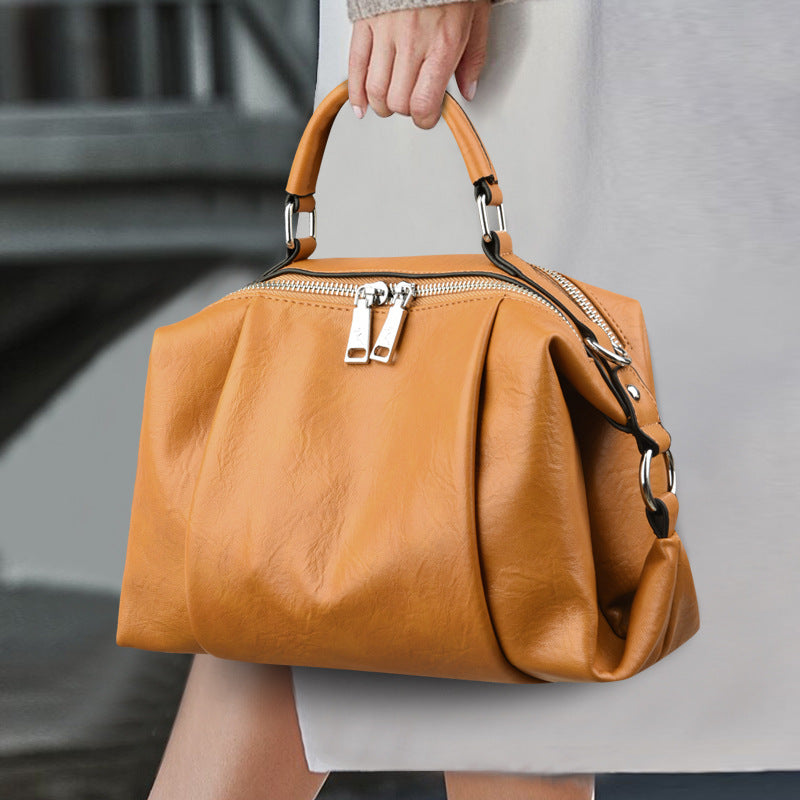 Modern Chic Large Capacity Women's Handbag