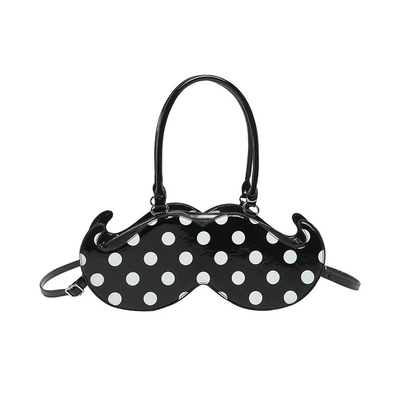 Polka Dot Statement Shoulder Bag