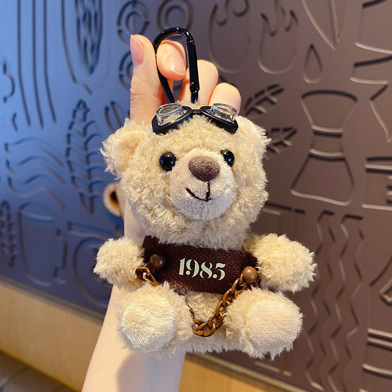 Cute Cartoon Plush Bear Bag Charm