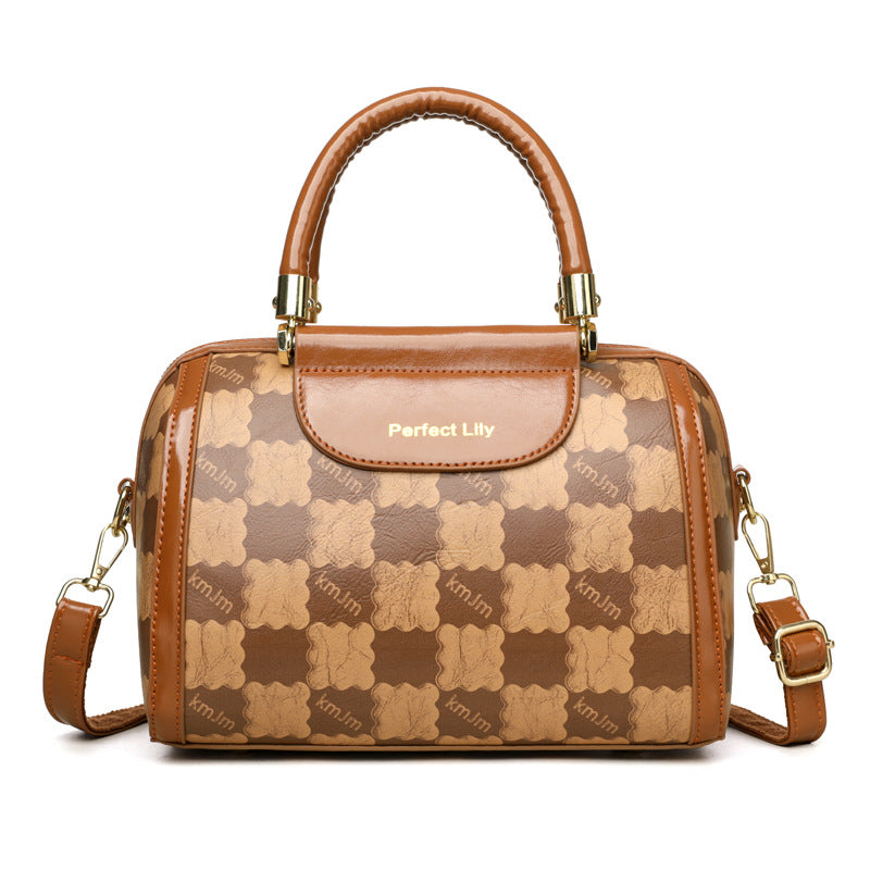 Blush Checkmate Handbag