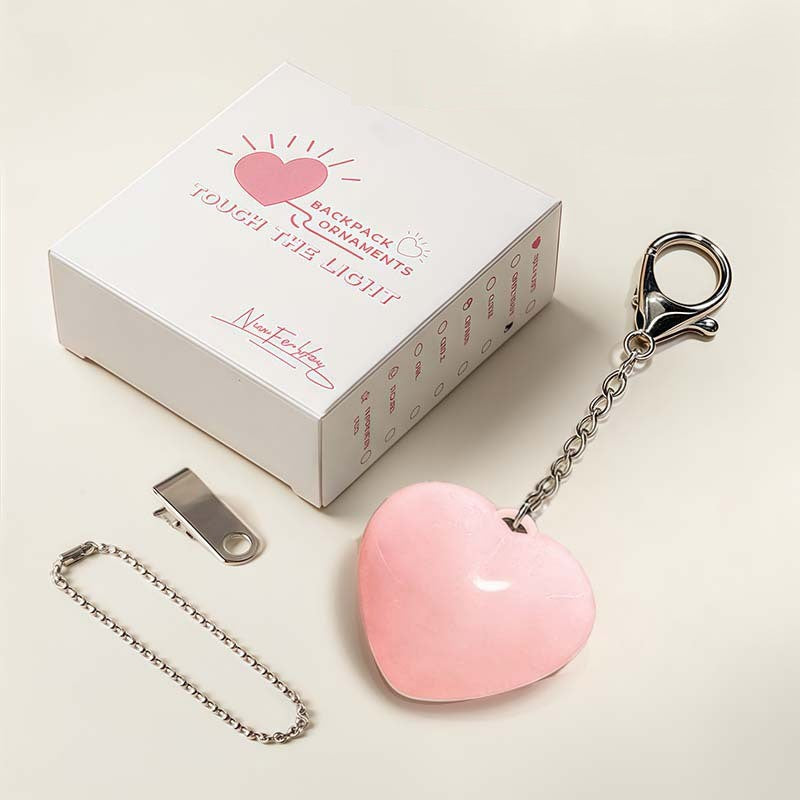 Heart LED Bag Charm Light