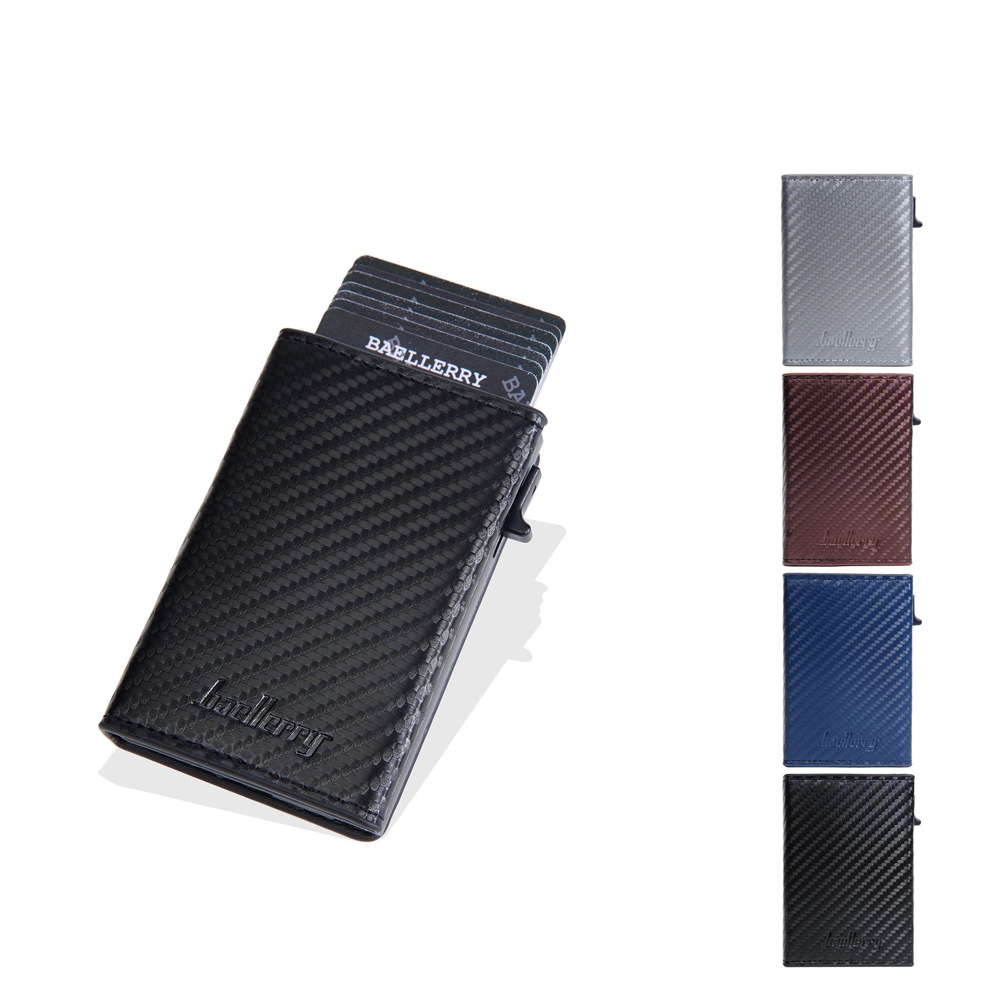 Men’s RFID Zipper Card Holder Wallet With Coin Pocket