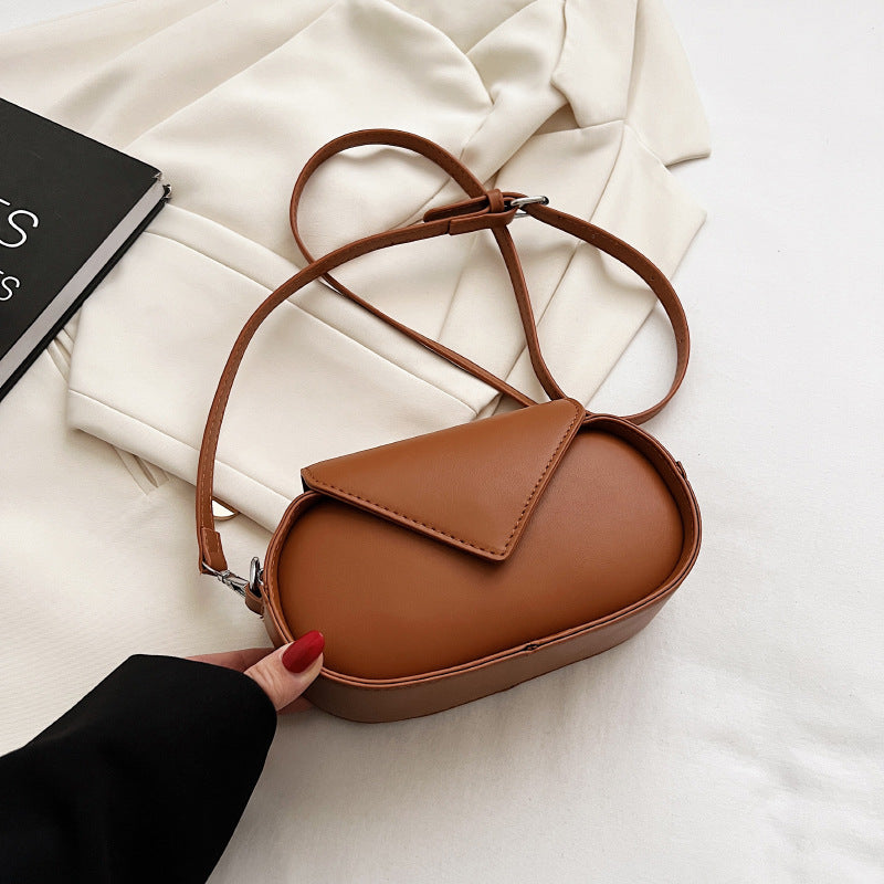 Casual Style PU Leather Mini Shoulder Bag