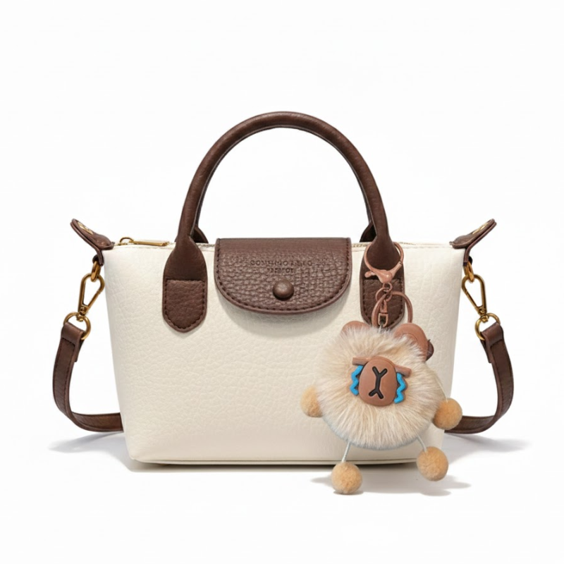 Color Block Dumpling Handbag