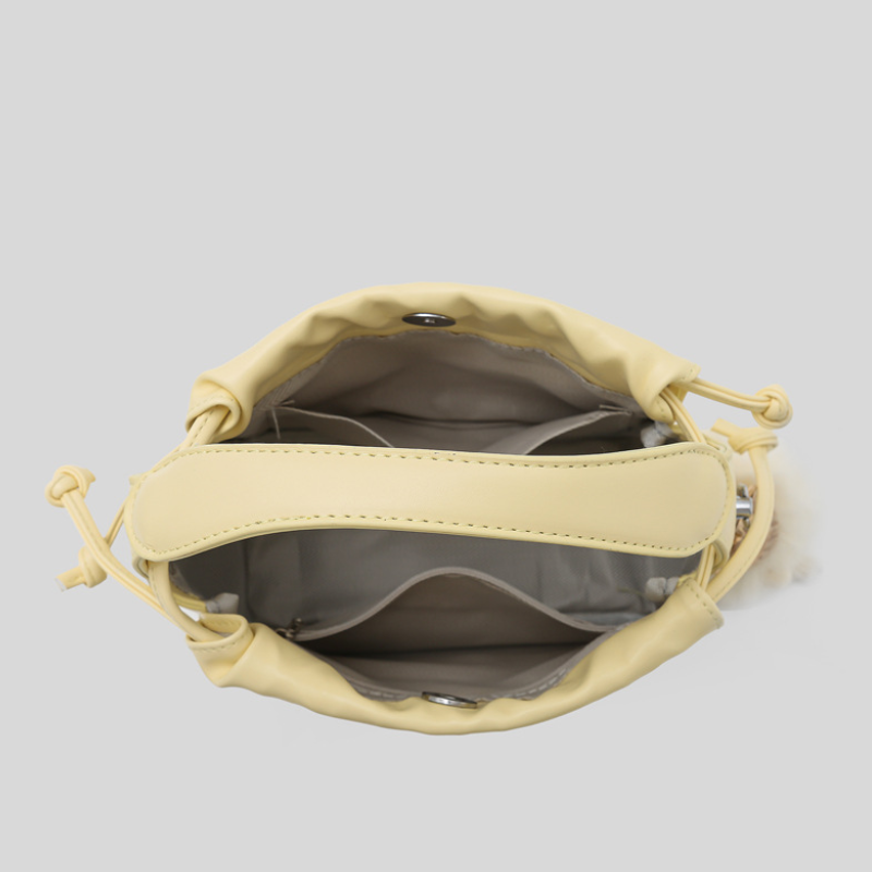 Soft Leather Cloud Pleated Handbag