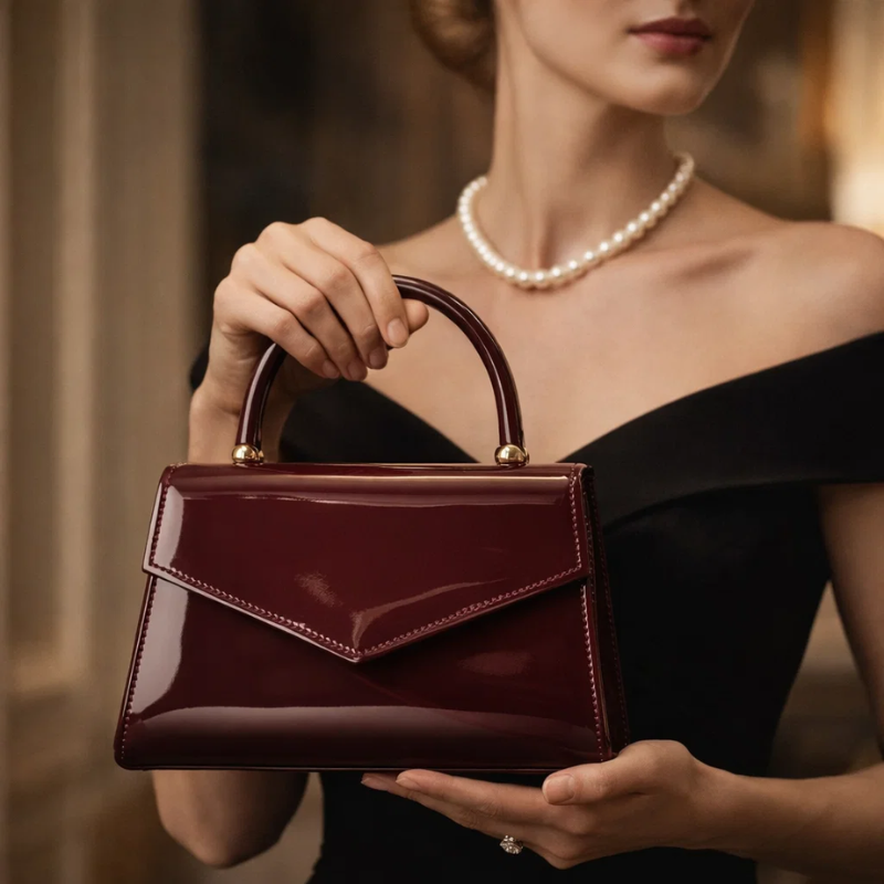 Glossy Evening Handbag
