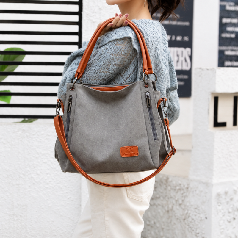 Harper Canvas Shoulder Bag