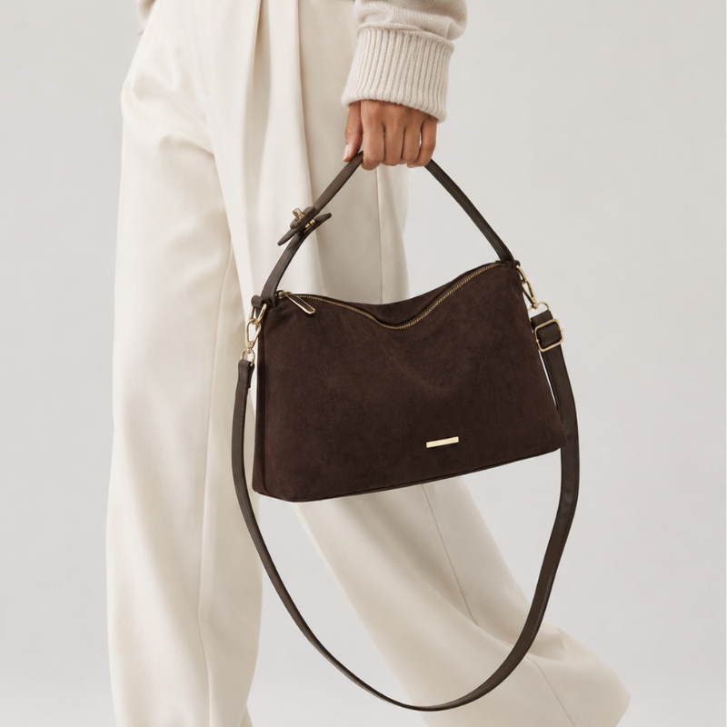 Velora Suede Handbag