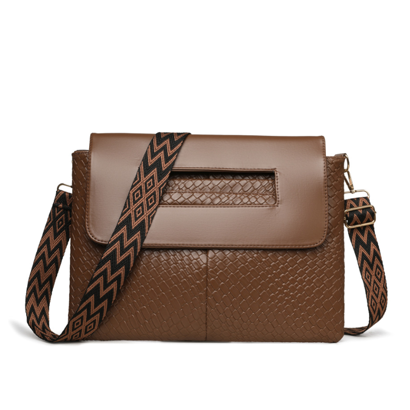 Avery Woven Shoulder Bag
