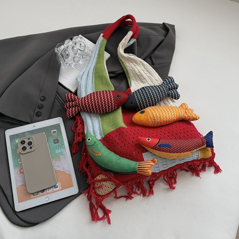 Harbor Knit Shoulder Bag