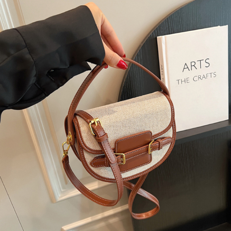 Sable Patchwork Elegance Handbag