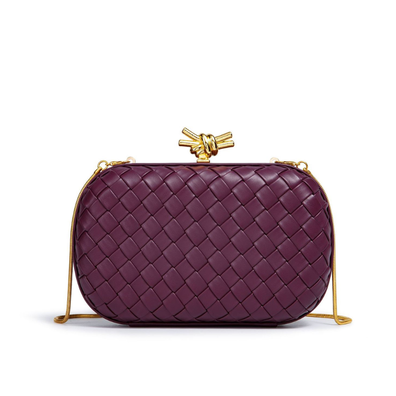 Virelle Woven Elegance Clutch Bag
