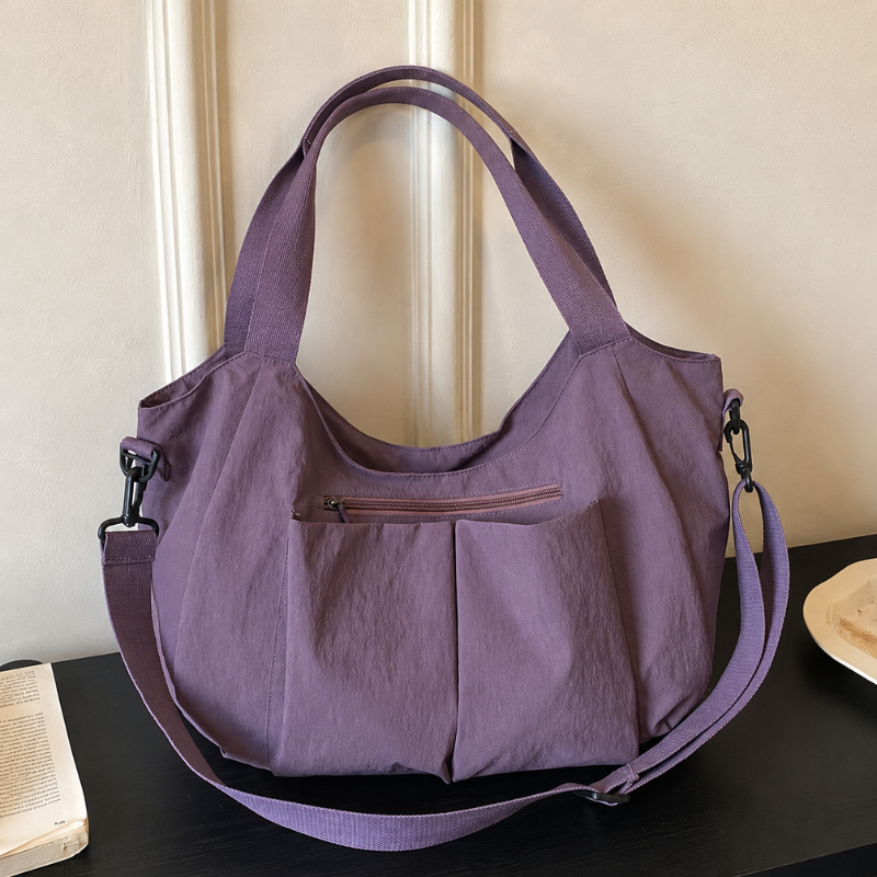 Multi Pocket Casual Shoulder Bag