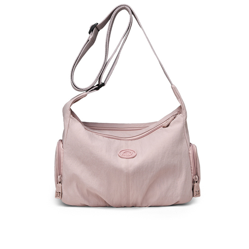 Pleated Nylon Casual Shoulder Bag