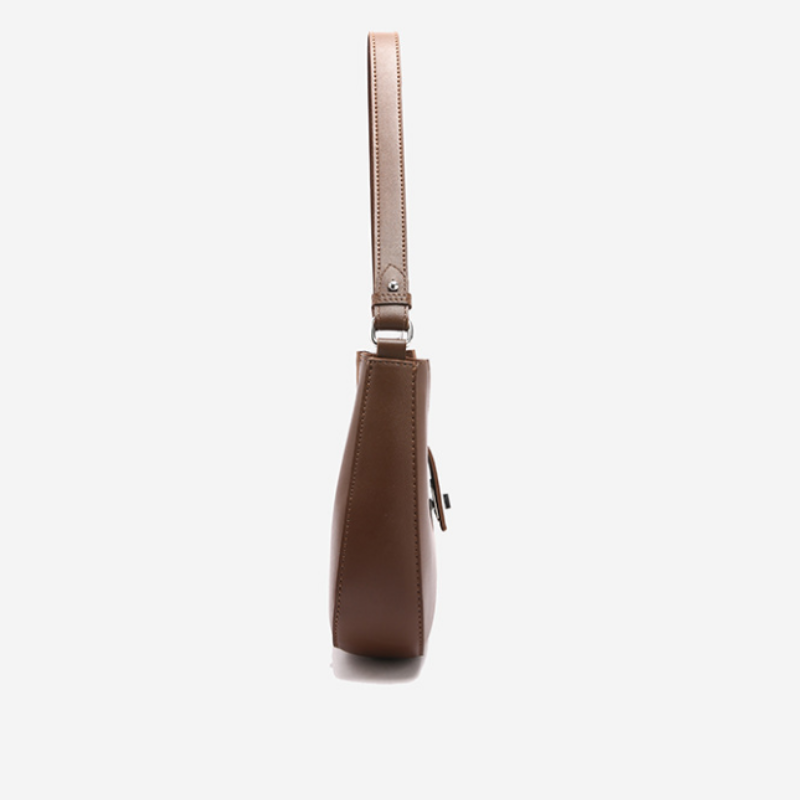 Modern Luxe Crescent Shoulder Bag
