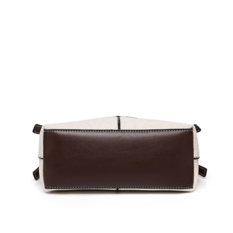 V-Curve Textured Handbag