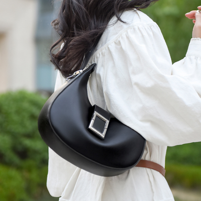 Regal Buckle Shoulder Bag