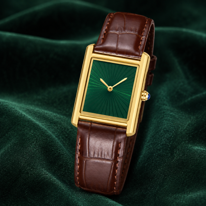 Sunray Square Watch