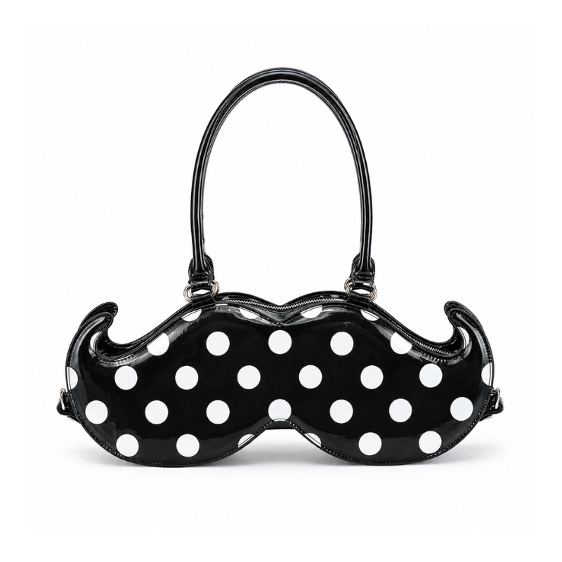 Polka Dot Statement Shoulder Bag