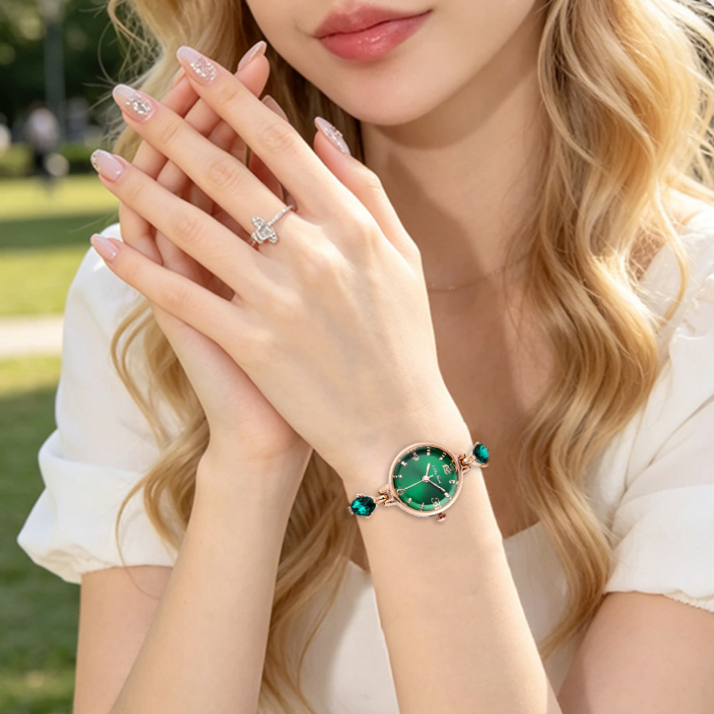 Emerald Jewel Bracelet Watch