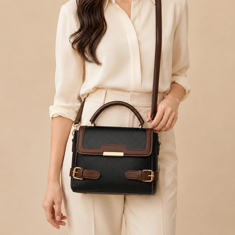 Sophia Buckle Handbag