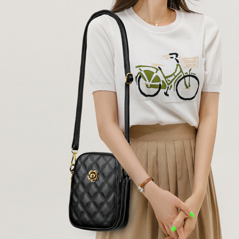 Luxe Quilted Crossbody Bag