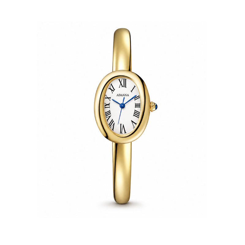 Roman Oval Bangle Watch