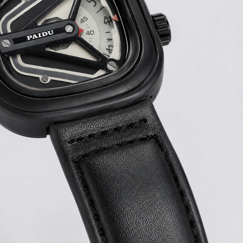 Circuit Frame Leather Men’s Watch