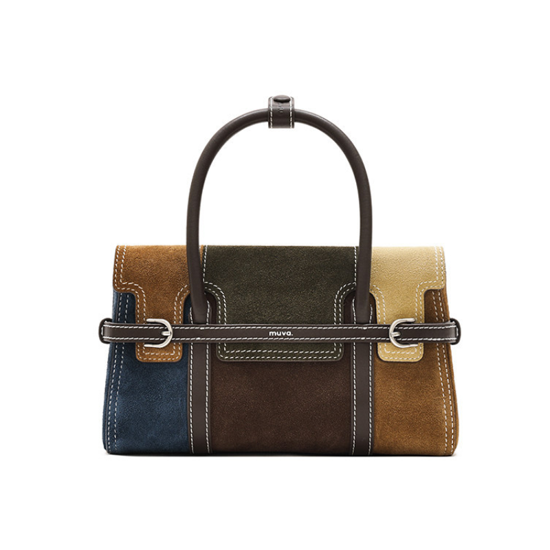 Colorblock Structured Handbag
