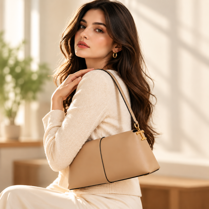 Bean Shape Commuter Handbag