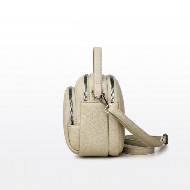 Everyday Multi-Zip Handbag