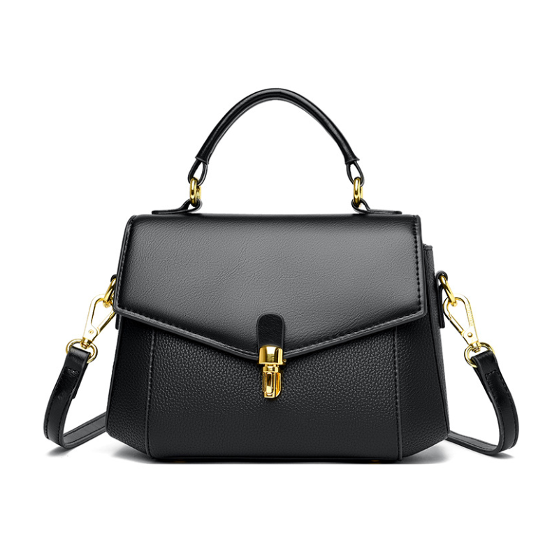 Liora Lock Structured Handbag