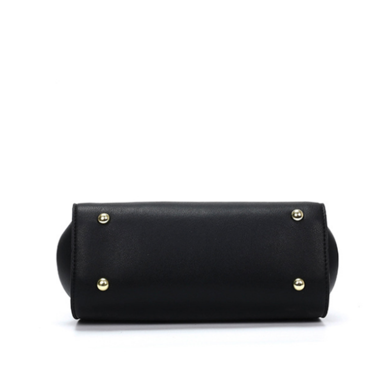 Structured Frame Top Handle Handbag