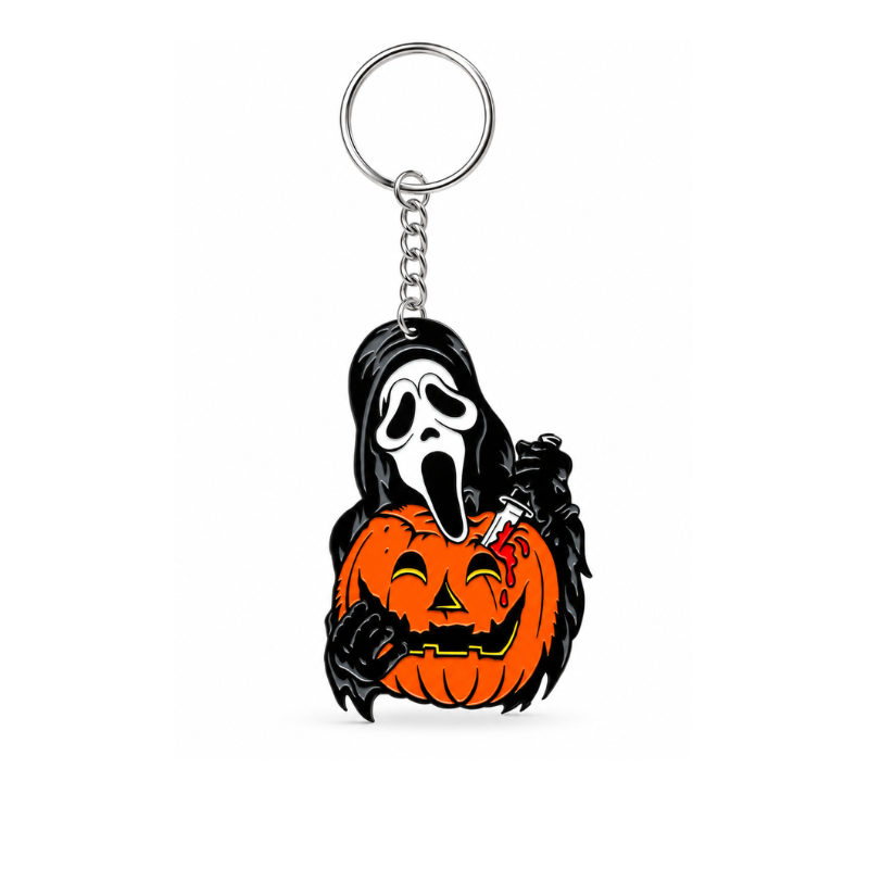 Halloween Horror Pumpkin Keychain