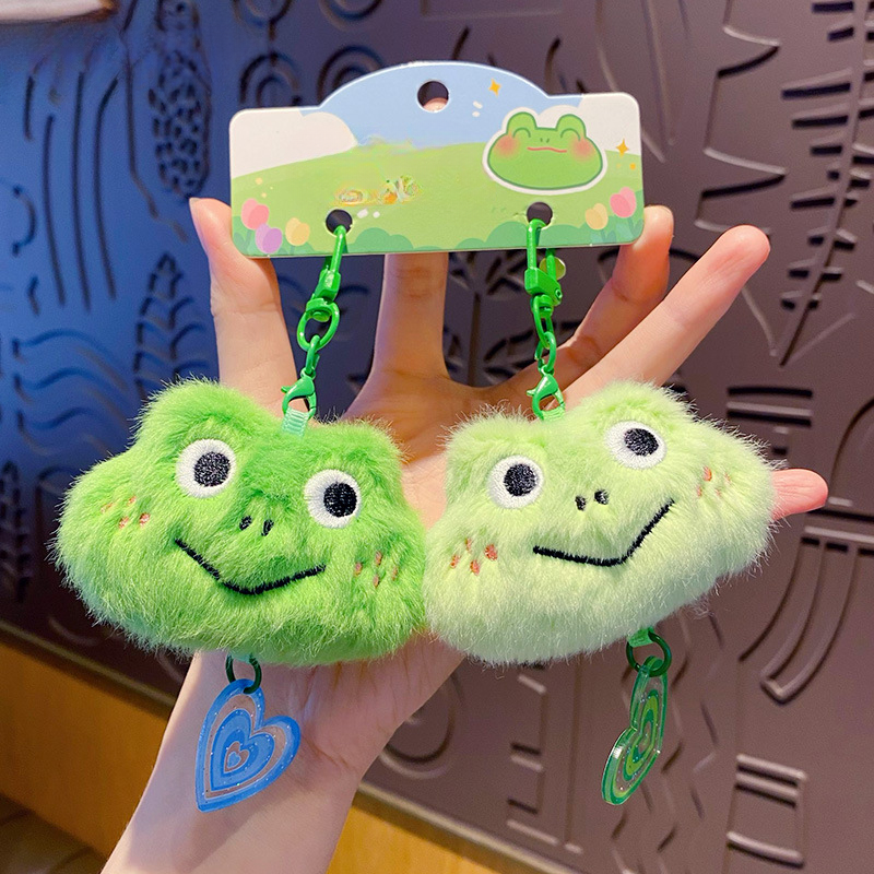 Smiling Frog Couple Bag Charm