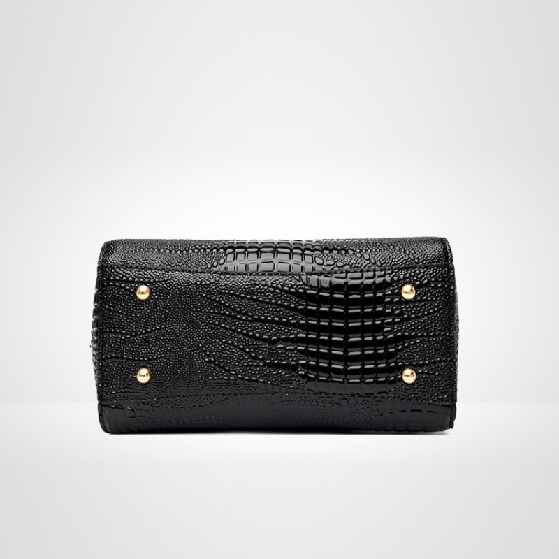 Crocodile Pattern Large Capacity Fashion Handbag