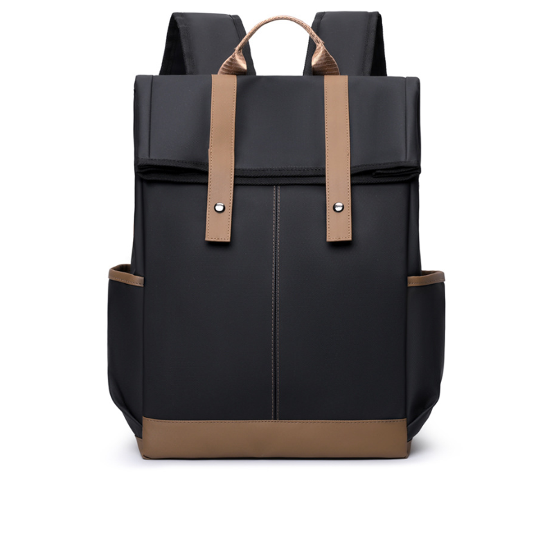 Color Block Flap Backpack