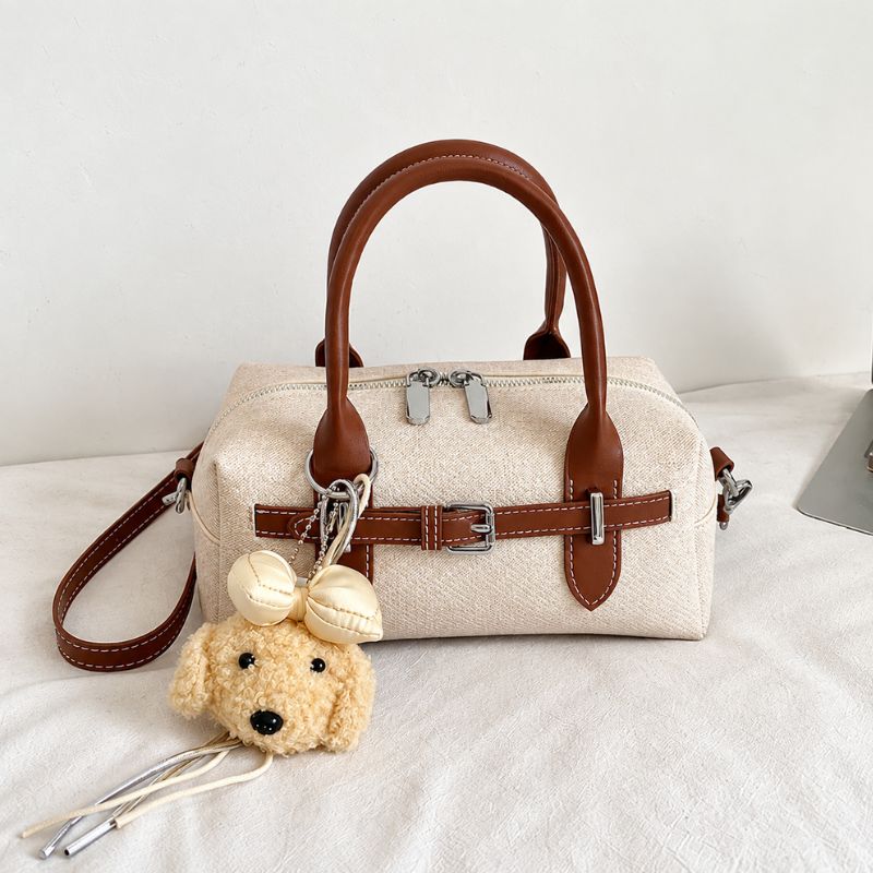 Denim Structured Commuter Handbag