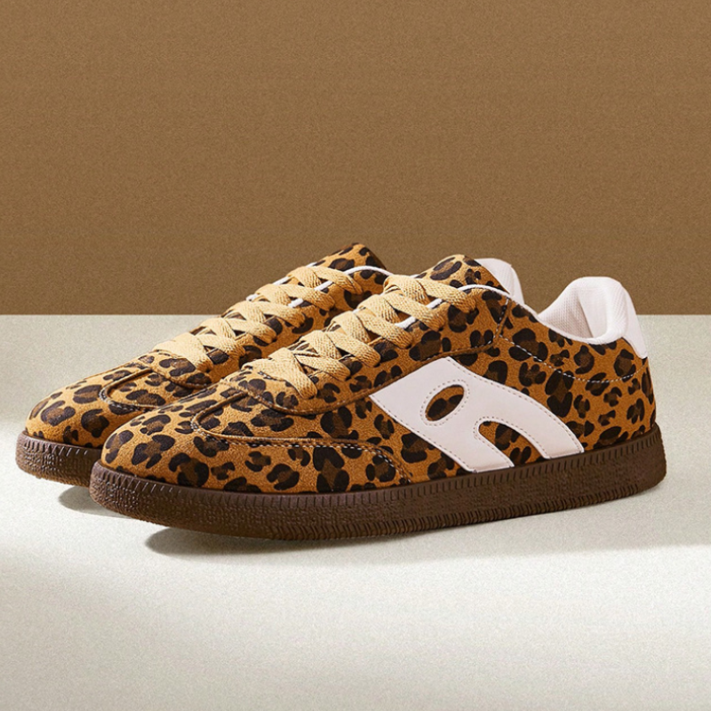 Leopard Luxe Flat Sneakers