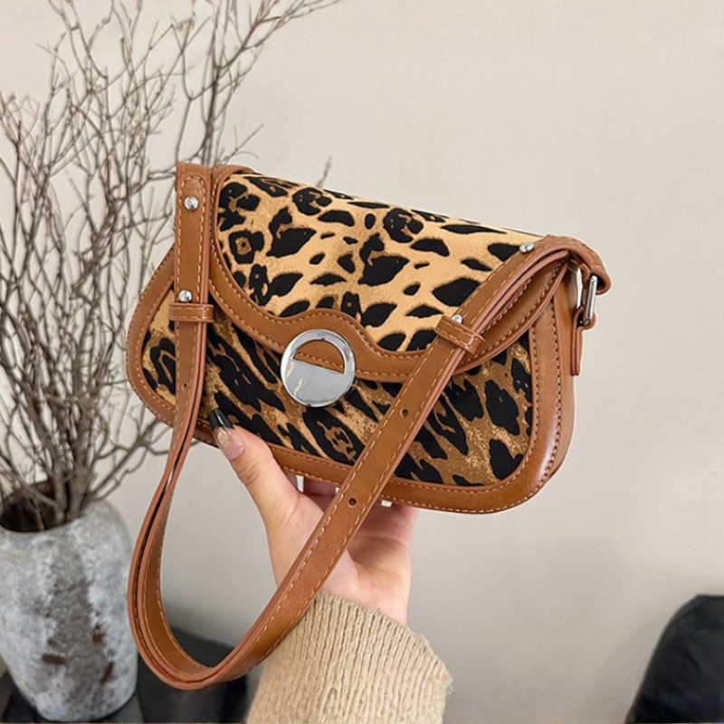Leopard Luxe Shoulder Bag